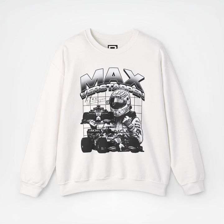 White Front - Max Verstappen Red Bull F1 sweater graphic studio mockup