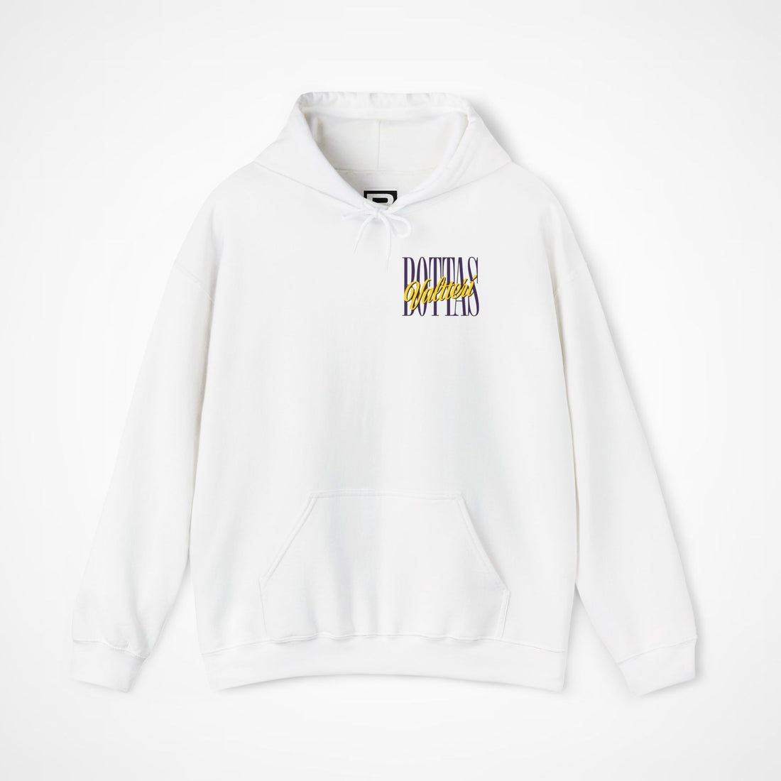 White Front 1 - Valtteri Bottas Cadillac F1 hoodie front studio mockup