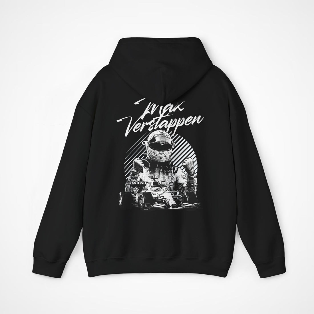 Black Back - Max Verstappen Red Bull F1 hoodie back design studio mockup