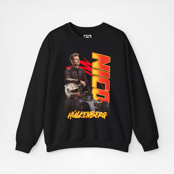 Black Front - Nico Hulkenberg Audi F1 sweater graphic studio mockup