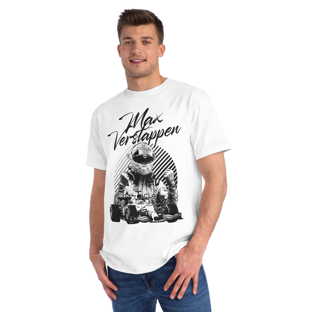 Max Verstappen Organic Unisex T-Shirt, Graphic Tee, Eco-Friendly, Casual Motorsports Wear