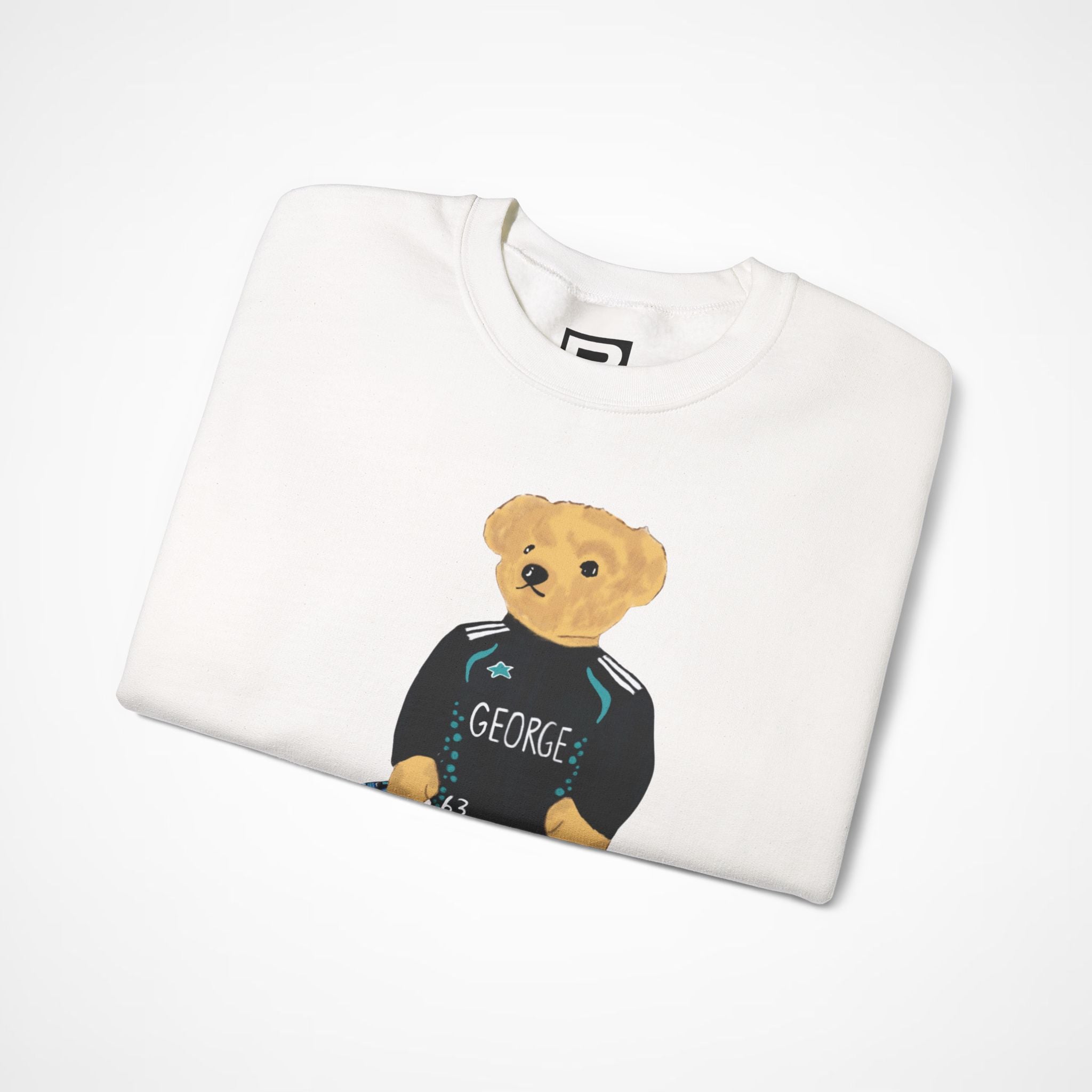 GEORGE RUSSELL F1 MERCEDES TEDDY BEAR SWEATER