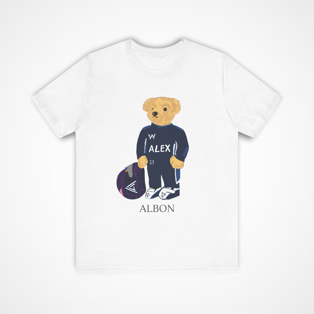 ALEX ALBON TEDDY BEAR F1 WILLIAMS T-SHIRT