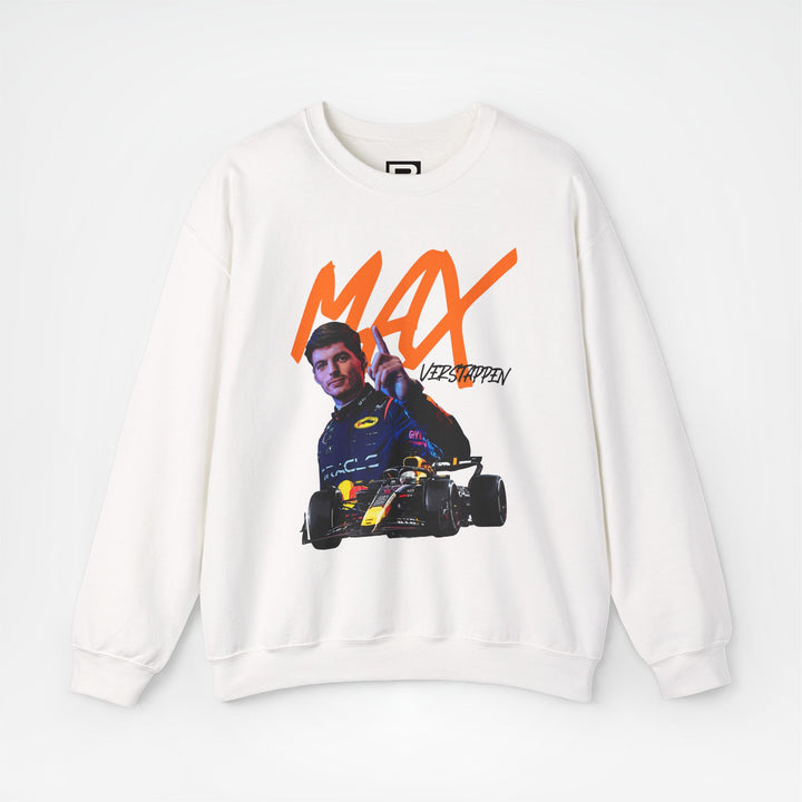 White Front - Max Verstappen Red Bull F1 sweater graphic studio mockup