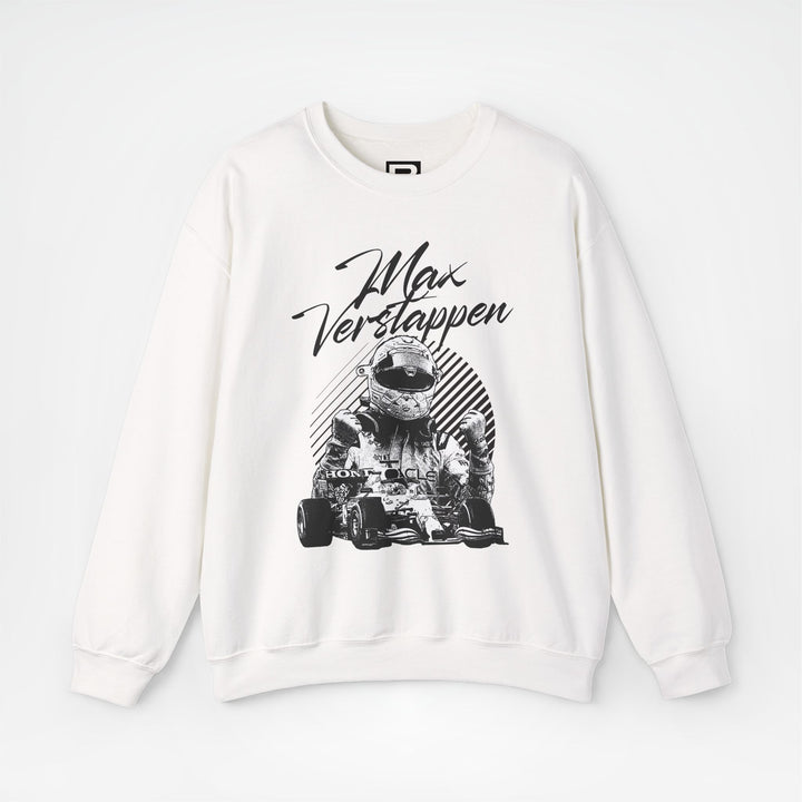 White Front - Max Verstappen Red Bull F1 sweater graphic studio mockup