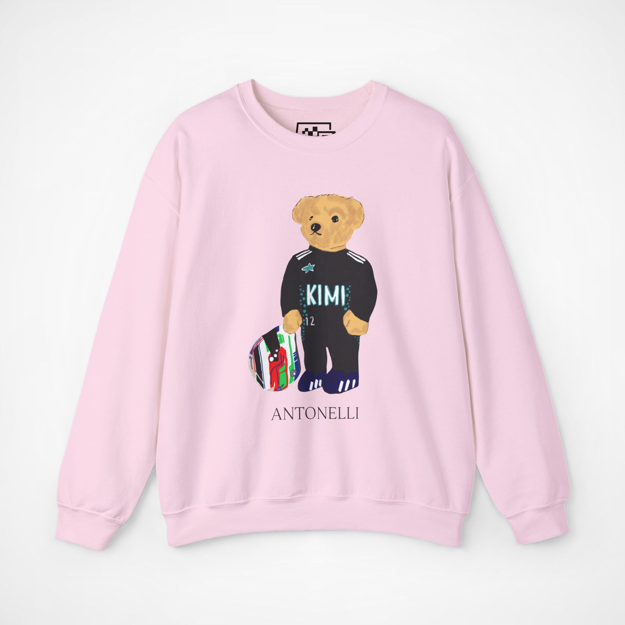 KIMI ANTONELLI TEDDY BEAR F1 MERCEDES SWEATER