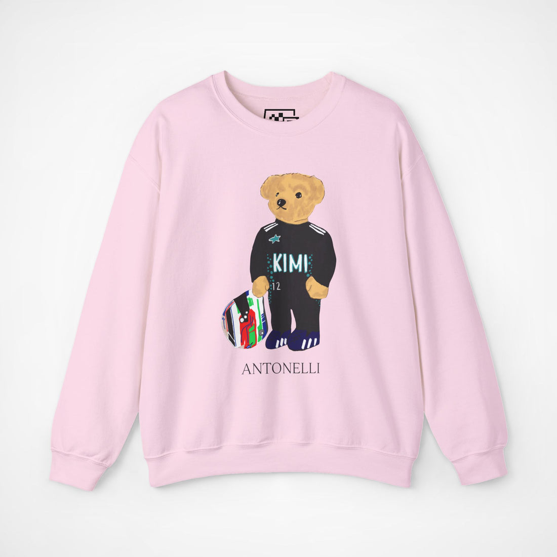 KIMI ANTONELLI TEDDY BEAR F1 MERCEDES SWEATER
