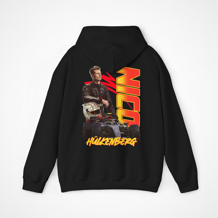 Black Back - Nico Hulkenberg Audi F1 hoodie back design studio mockup