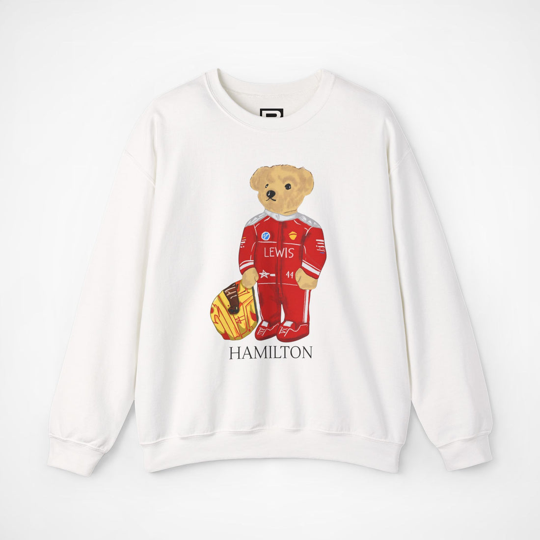 LEWIS HAMILTON F1 FERRARI TEDDY BEAR SWEATER